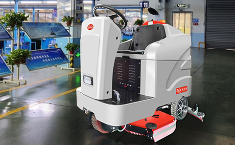 全自动驾驶式洗地机在工厂领域的应用