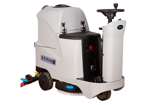 万彩网U550驾驶式洗地机|物业保洁洗地车