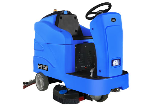 万彩网U900H驾驶式洗地机|全自动双刷洗地车
